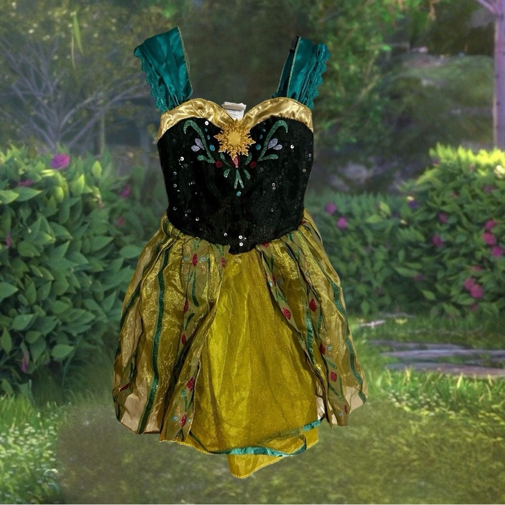 Disney Disguise Anna Frozen Costume Size 3-4T.